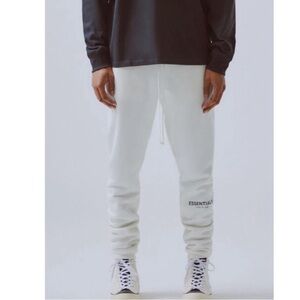 Fear of God Essentials White Sweatpants